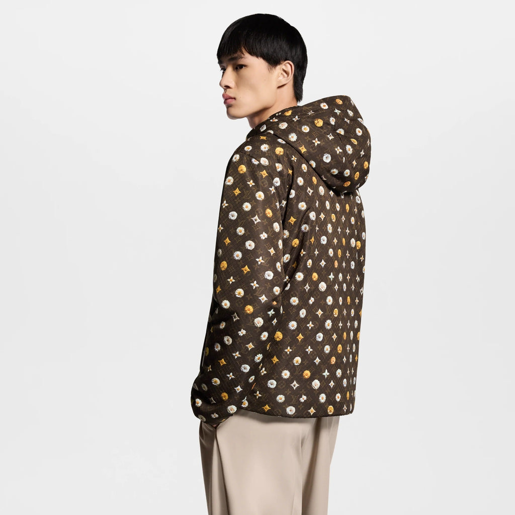 Monogram Printed Nylon Windbreaker