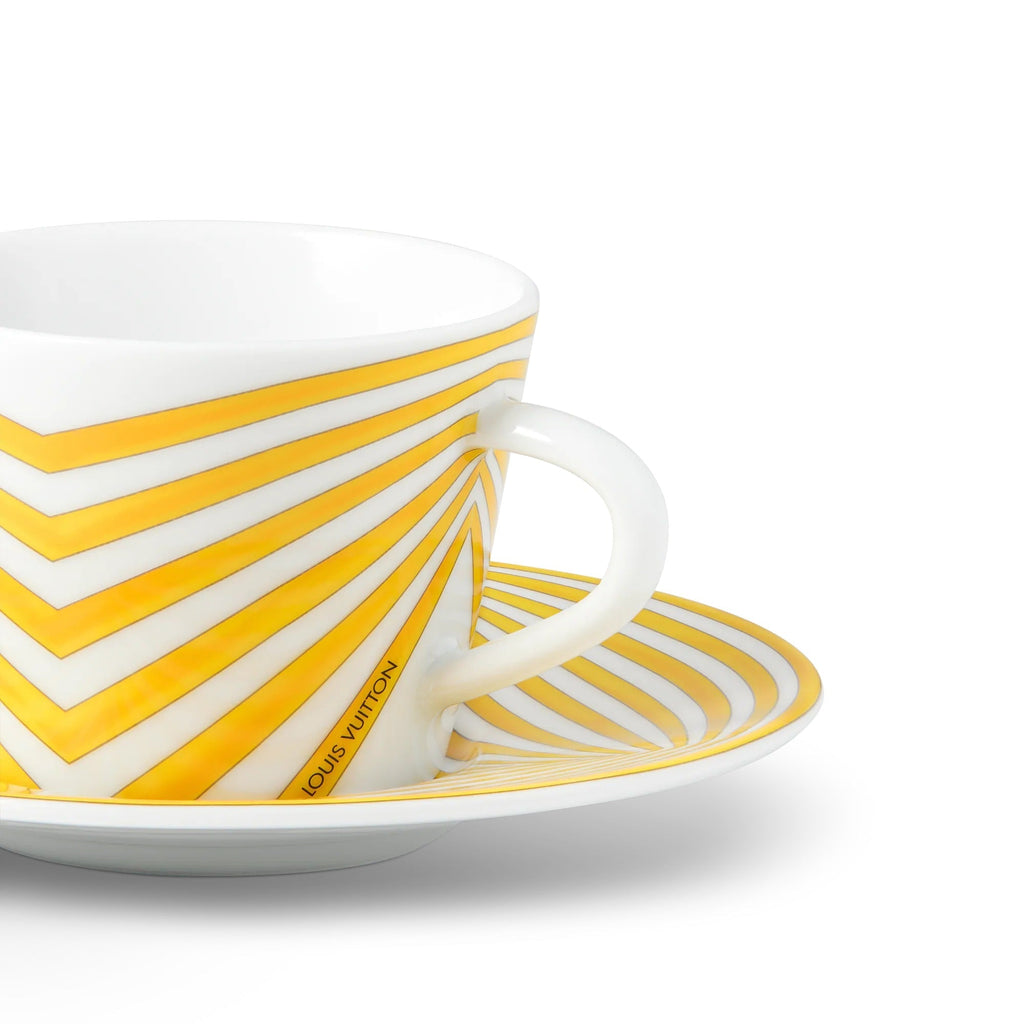 Dolce Vita Set Of 2 Coffee Cups And Saucers