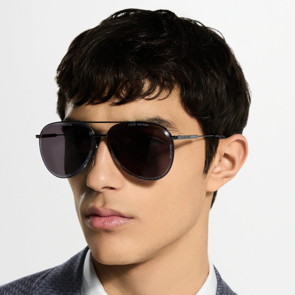 LV Super Vision Metal Pilot Sunglasses