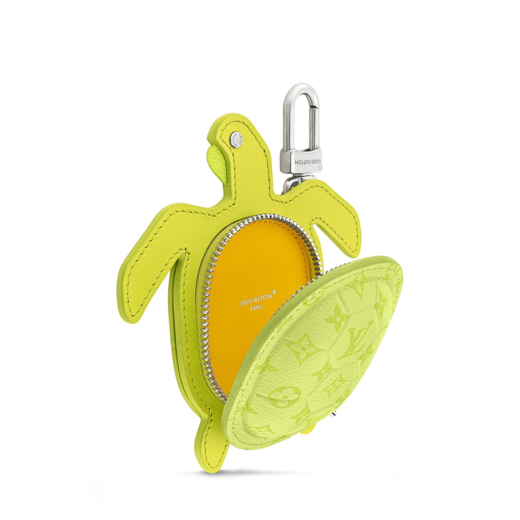 LV Turtle Pouch Bag Charm