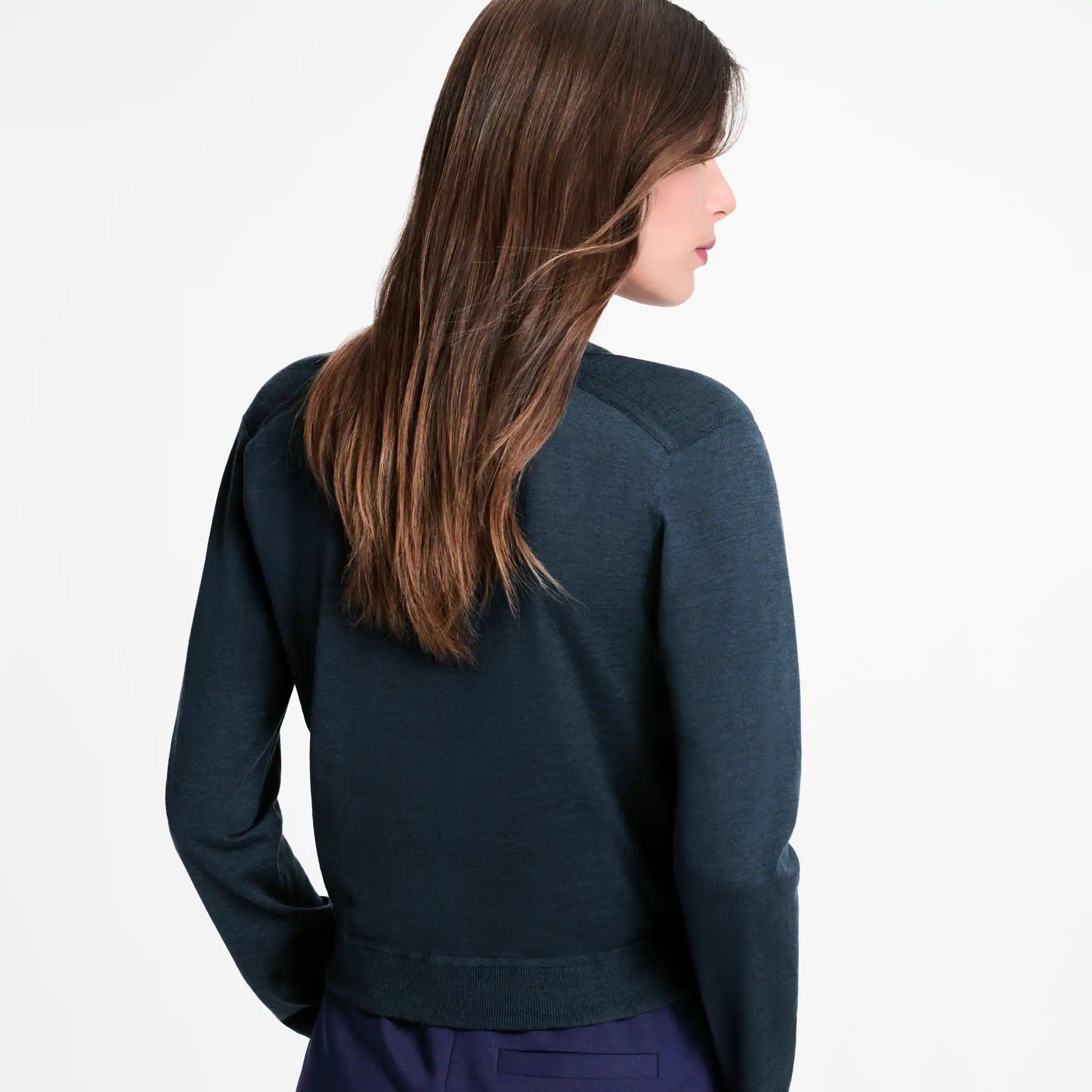 Nouveau Monogram Front Cardigan