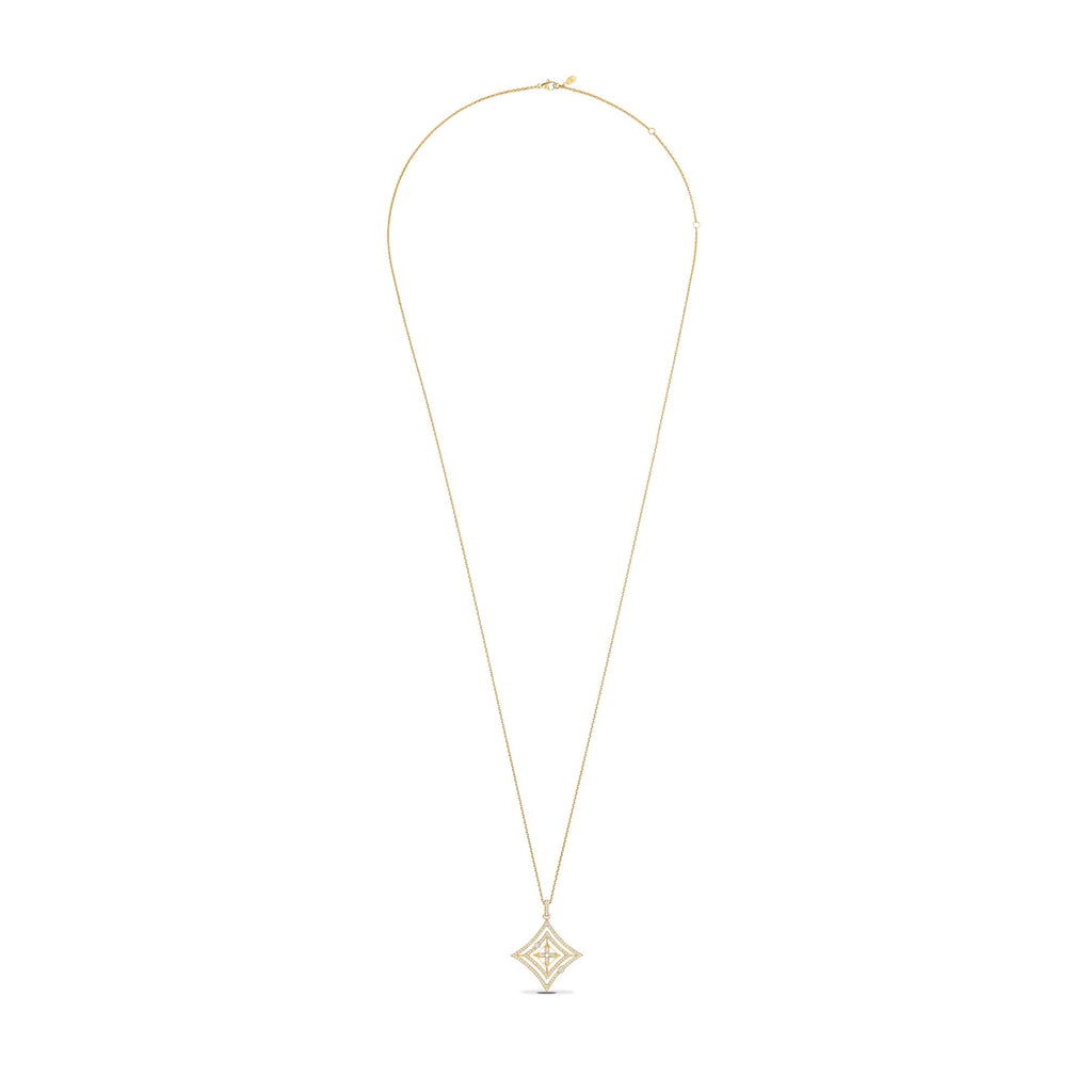 Idylle Blossom Medallion, Yellow Gold And Diamonds