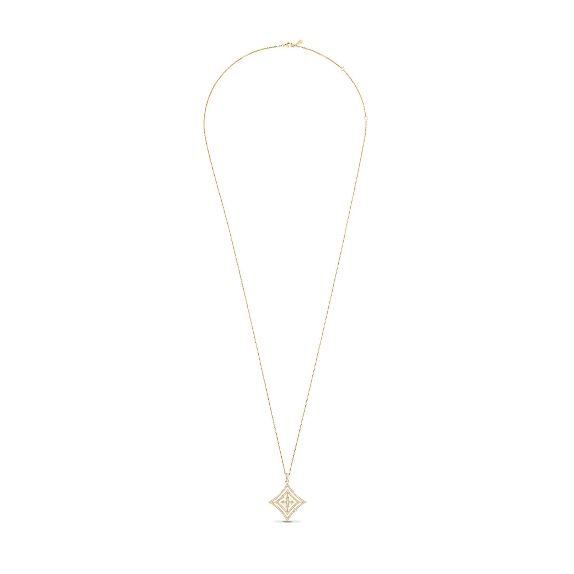 Idylle Blossom Medallion, Yellow Gold And Diamonds