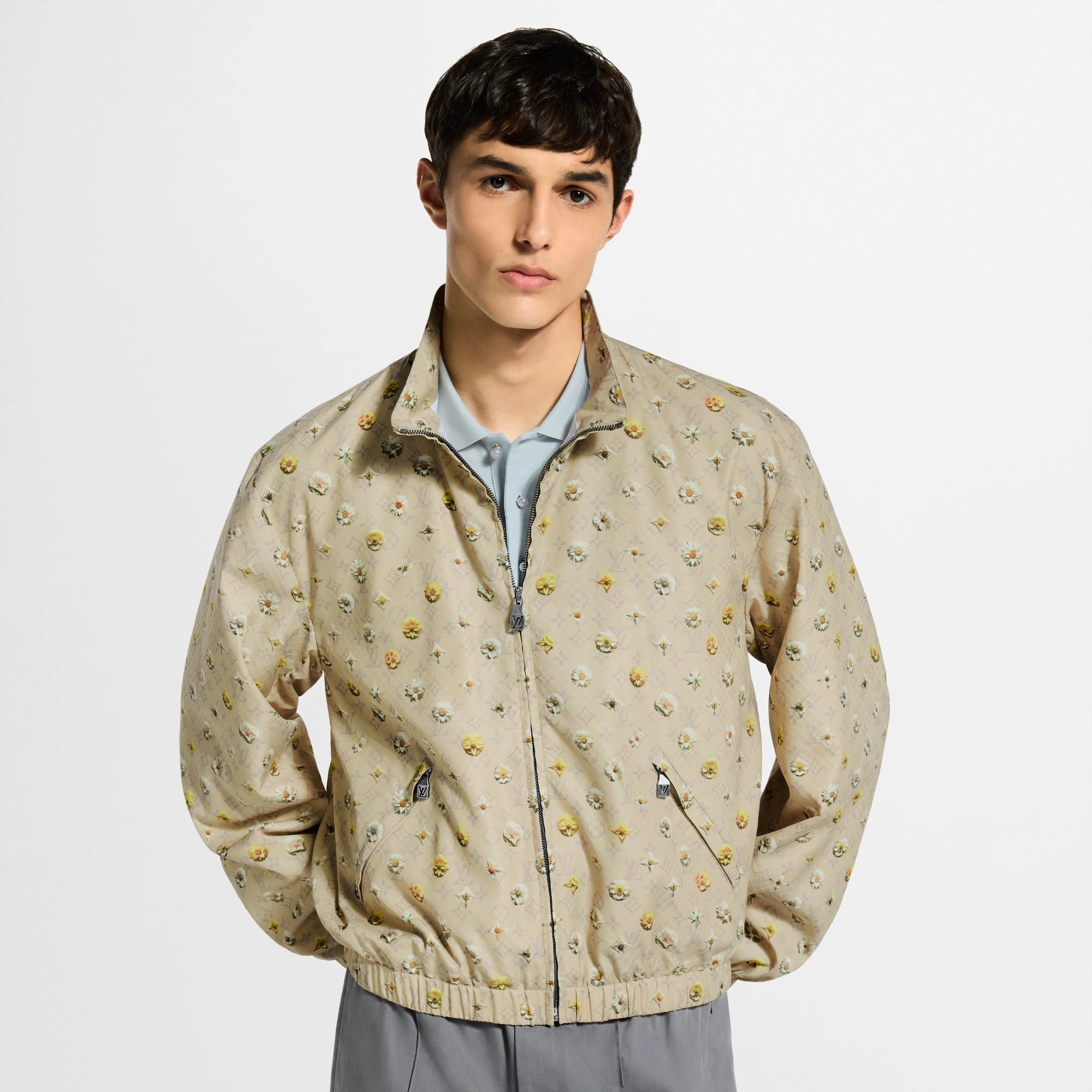 Monogram Printed Track Top