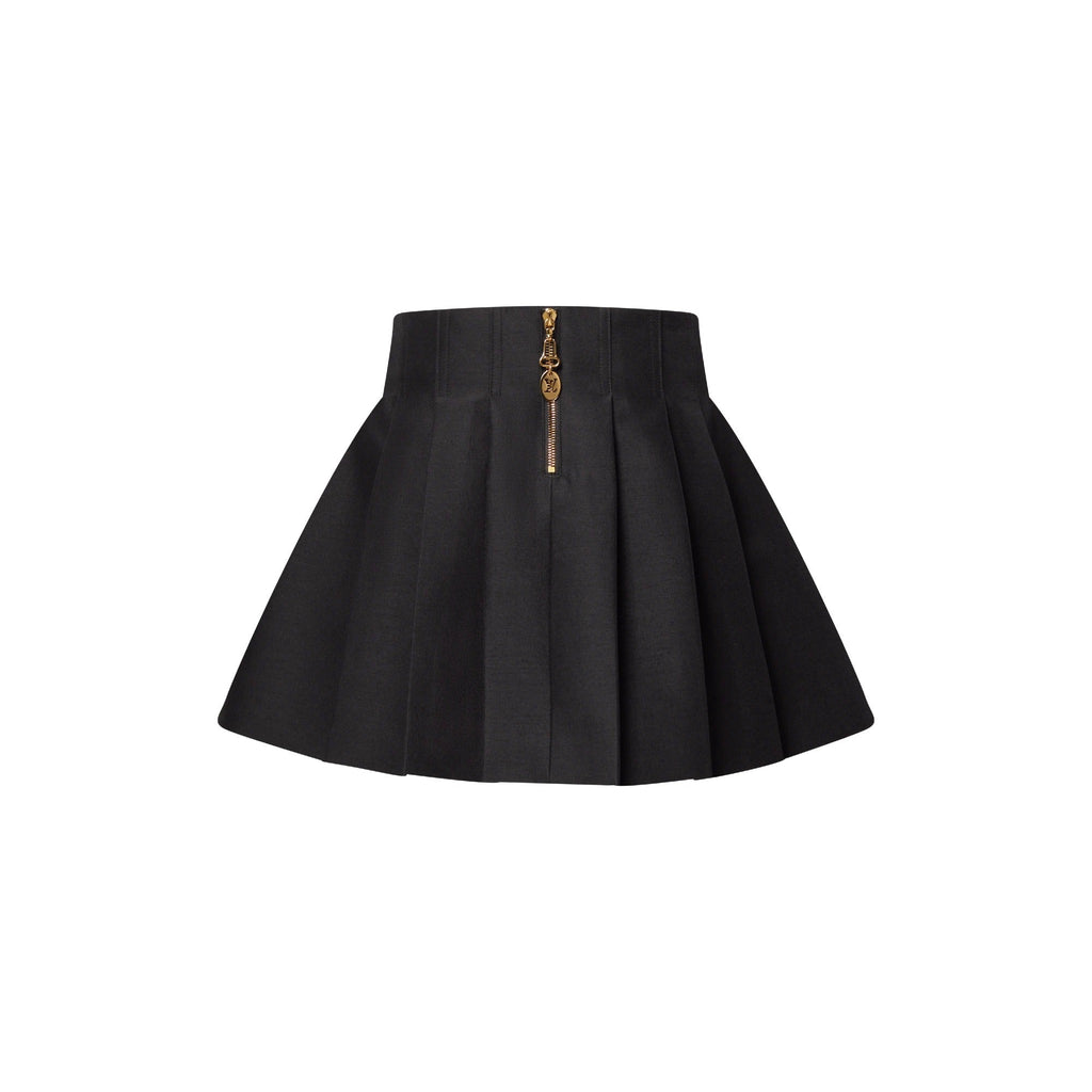 Pleated Mini Skirt