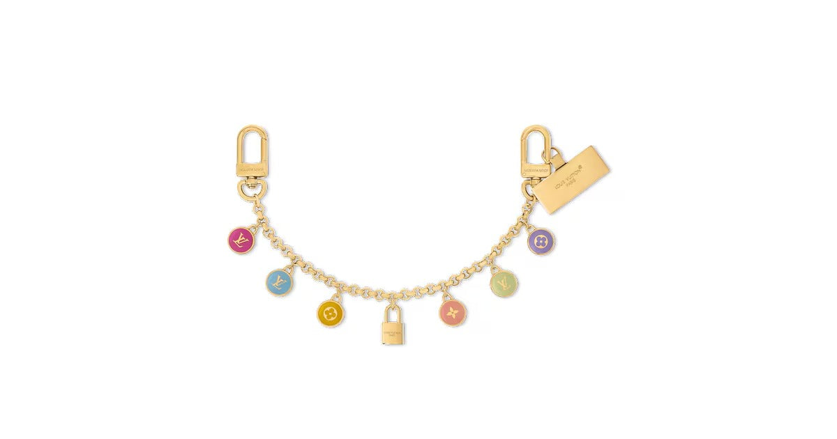 LV Confetti Chain Bag Charm