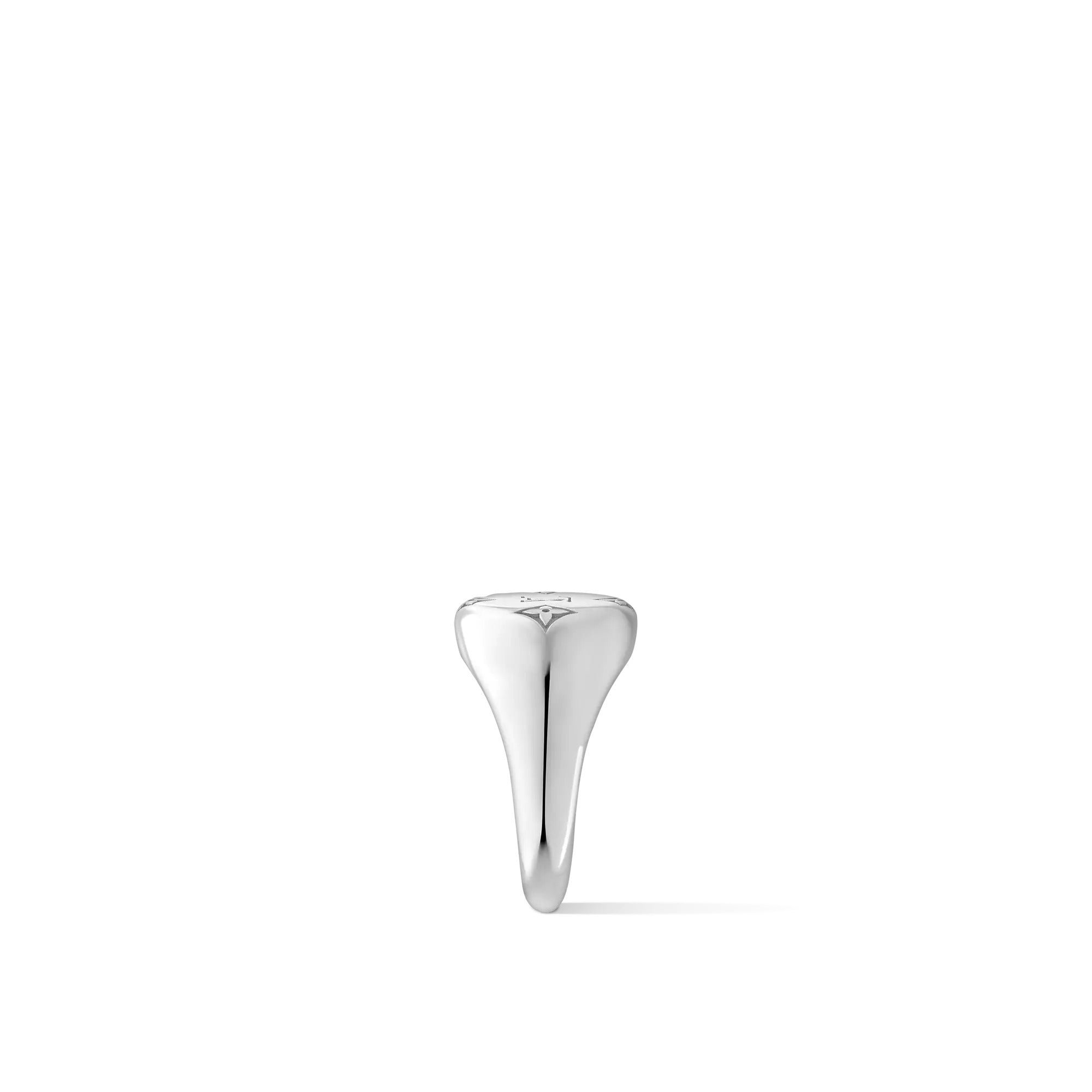 Les Gastons Vuitton Signet Ring, White Gold