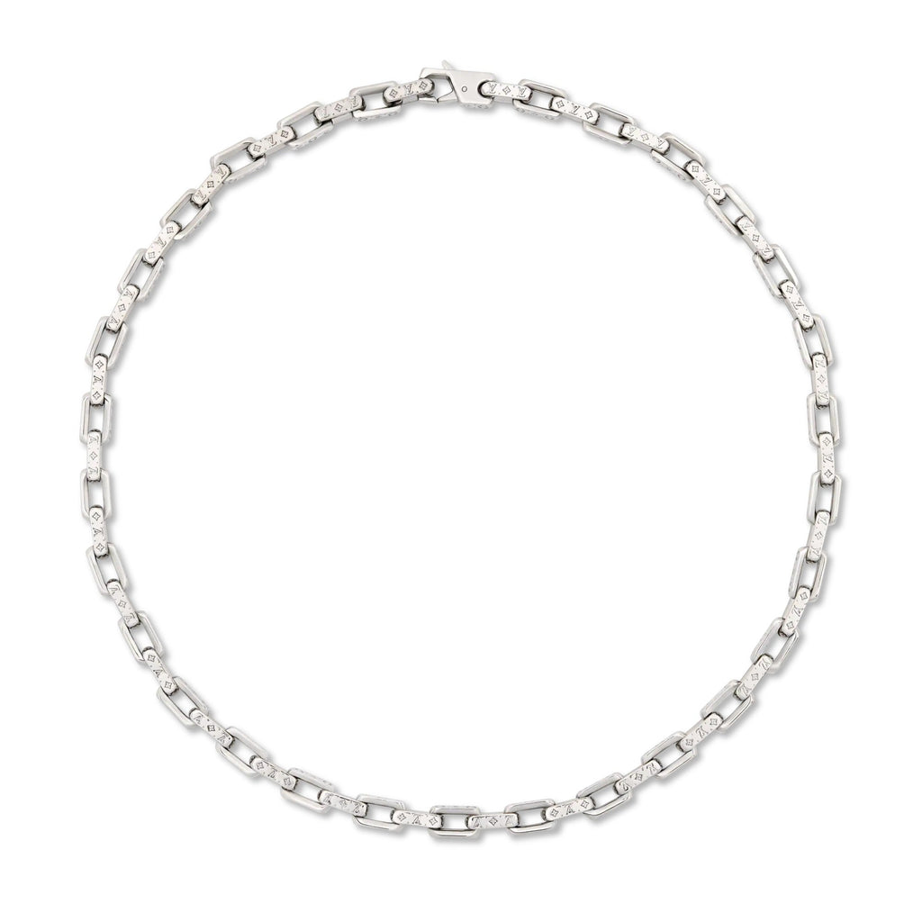 Mini Monogram Chain Necklace
