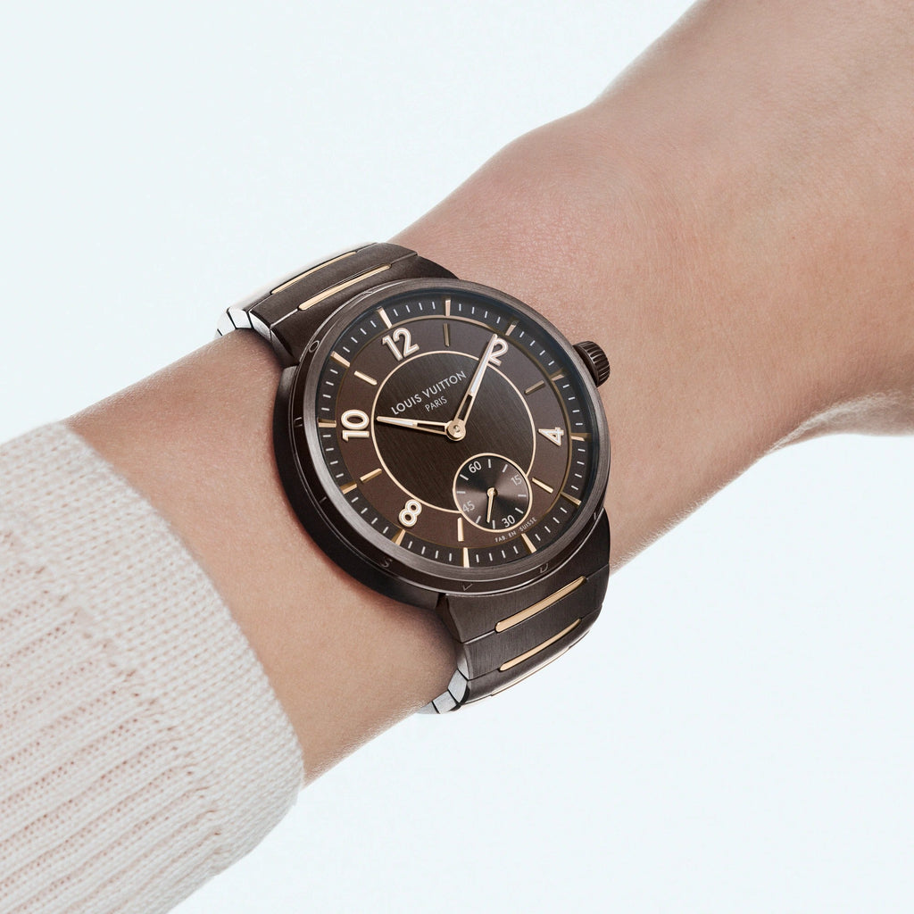 Tambour, Automatic, 40mm, Ceramic and Rose Gold