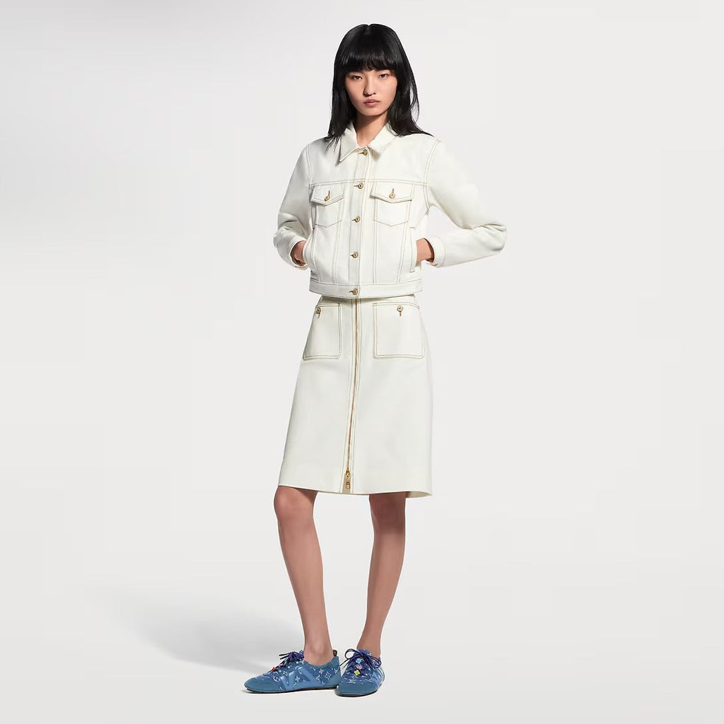 Contrast Stitch Utility Jacket