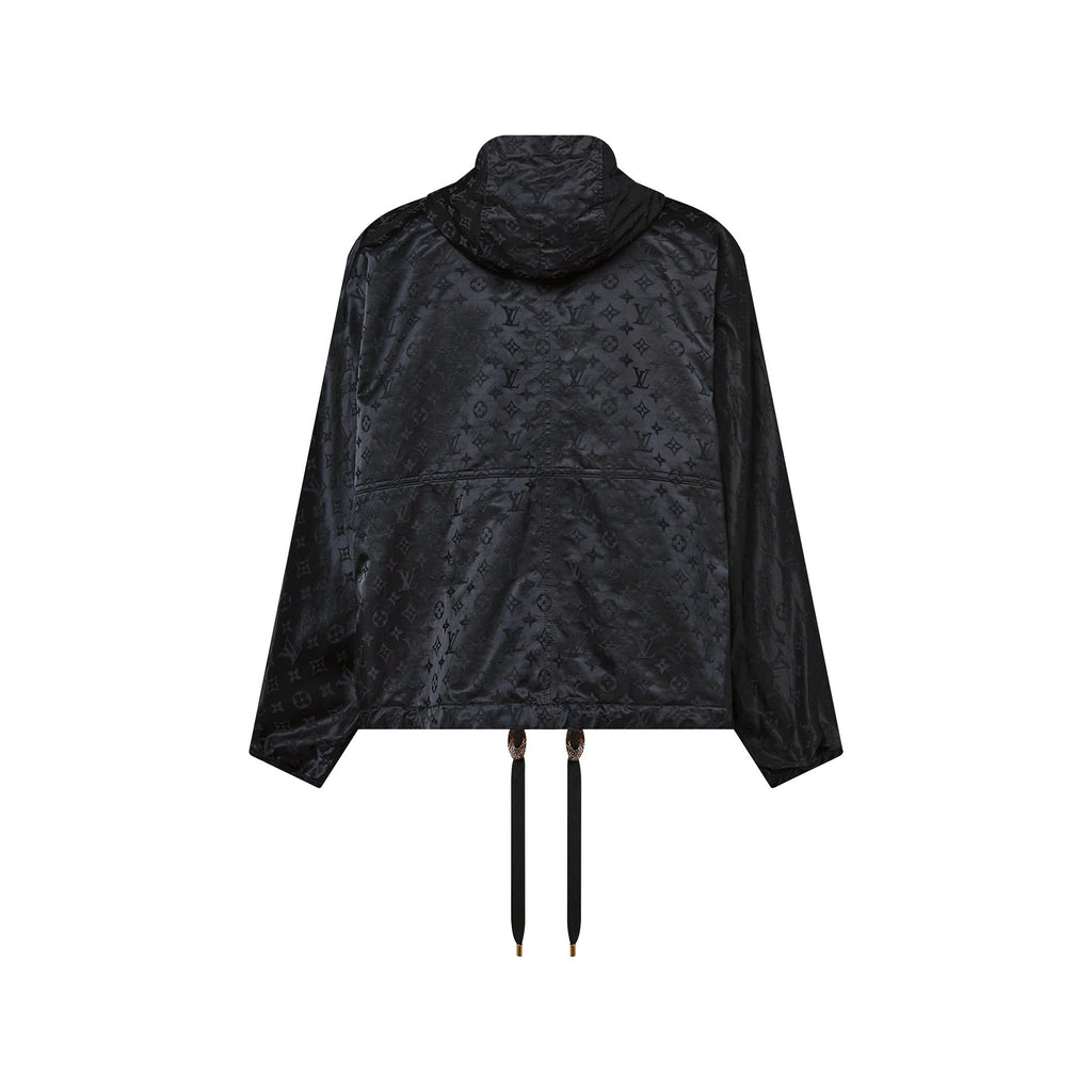 Shiny Monogram Short Parka