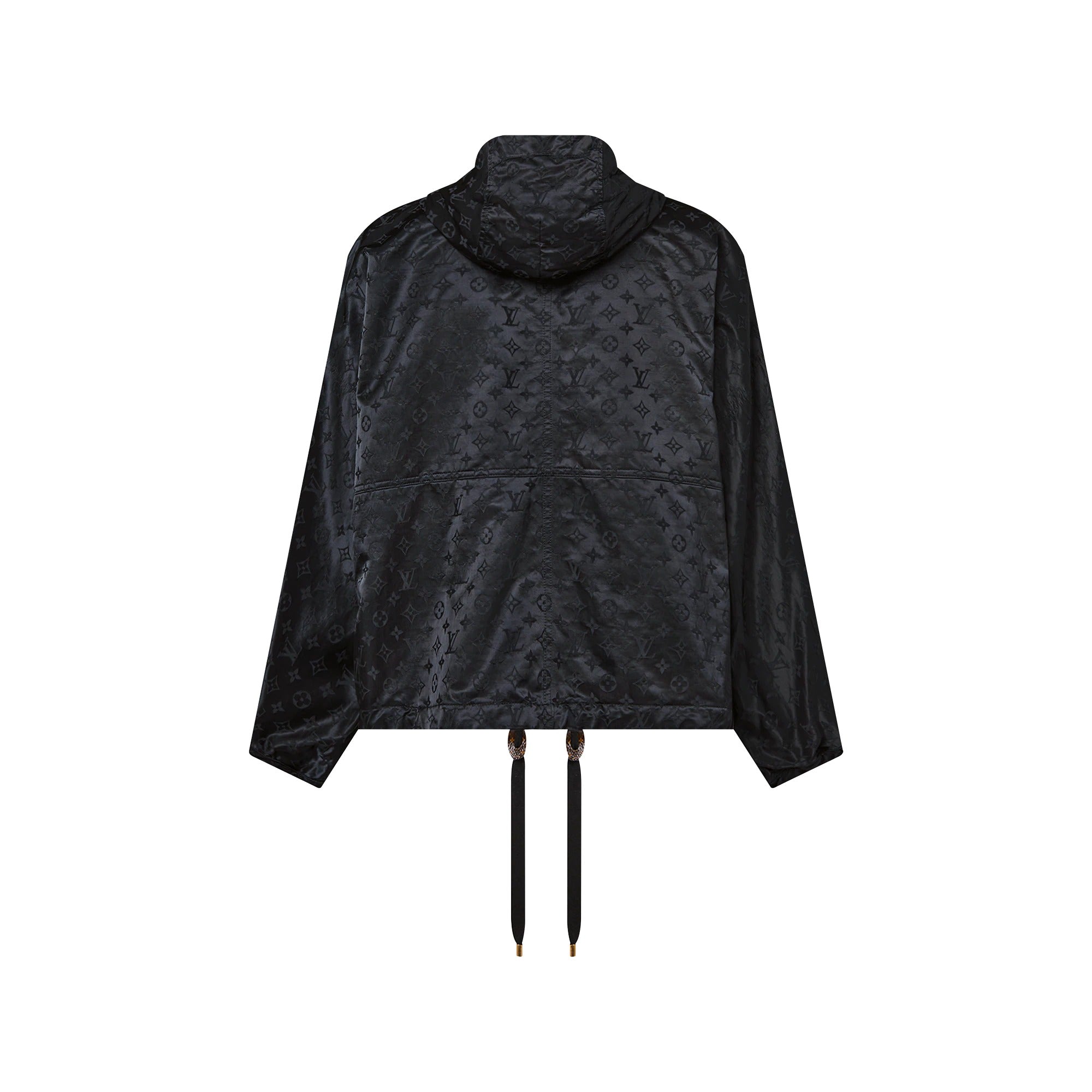 Shiny Monogram Short Parka
