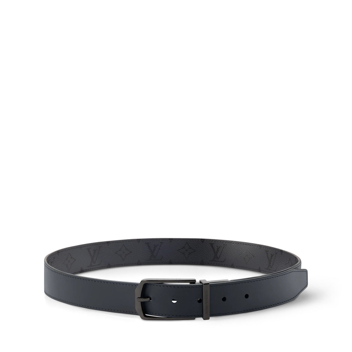 Slender Monogram Midnight 35mm Reversible Belt