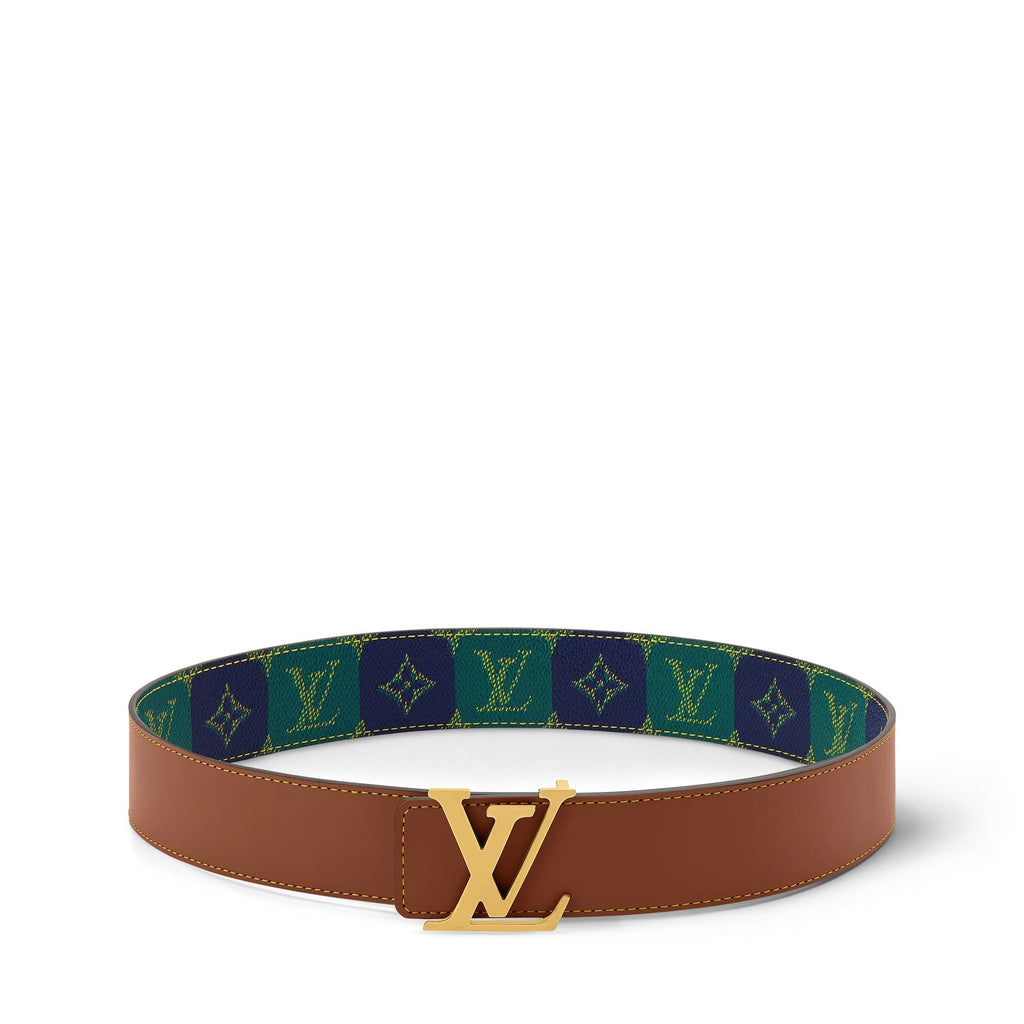 LV Initiales College Monogram Heritage 40mm Reversible Belt