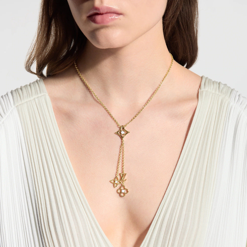 LV Pearly Flower Necklace