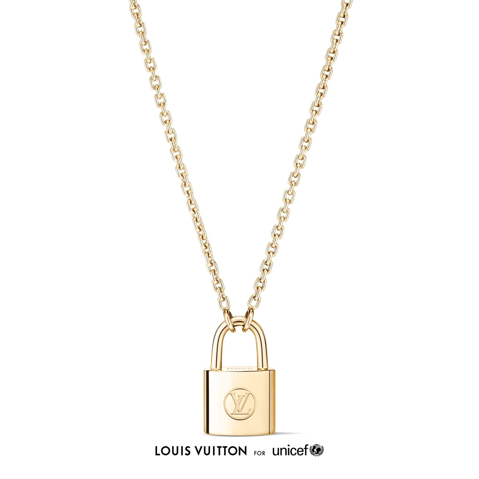 Silver Lockit Exclusive Gold Edition Pendant, Yellow Gold