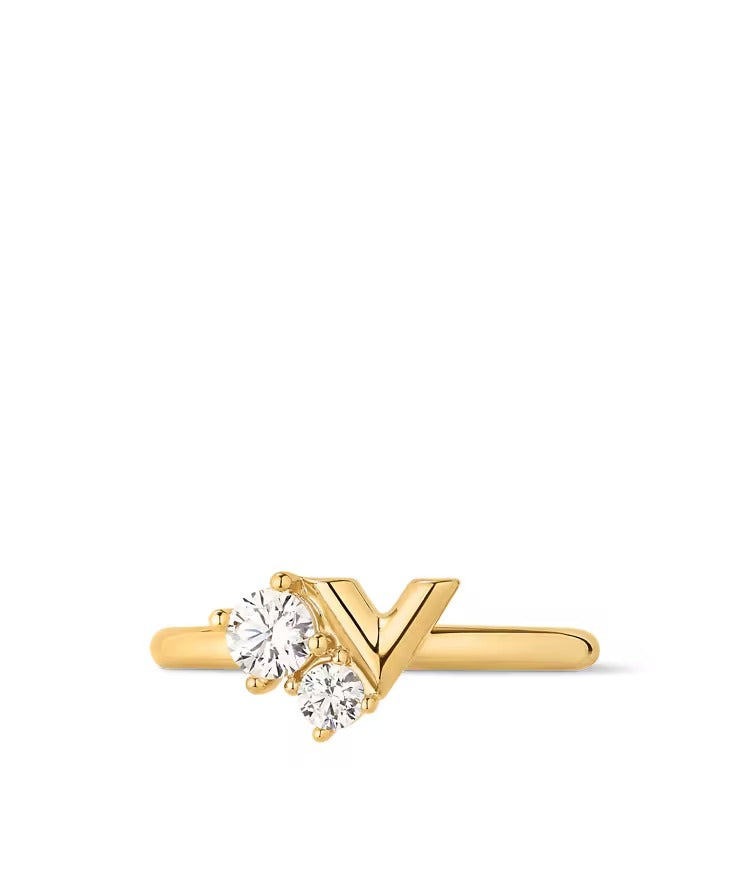 Essential V Strass PM Ring