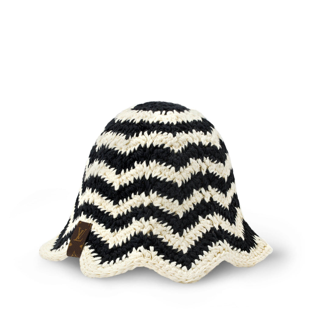 Flower Knit Bucket Hats