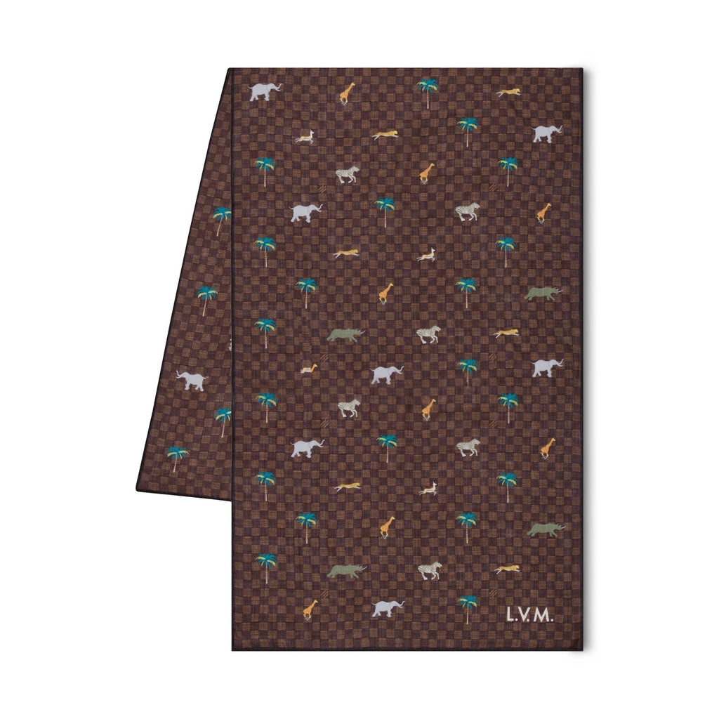 LV x The Darjeling Limited Damier Stole