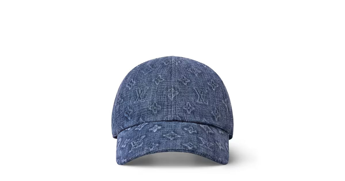 Washed Monogram Ghost Cap
