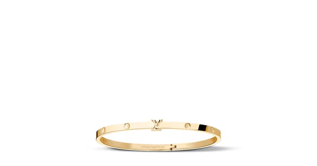Empreinte Small Bangle, Yellow Gold