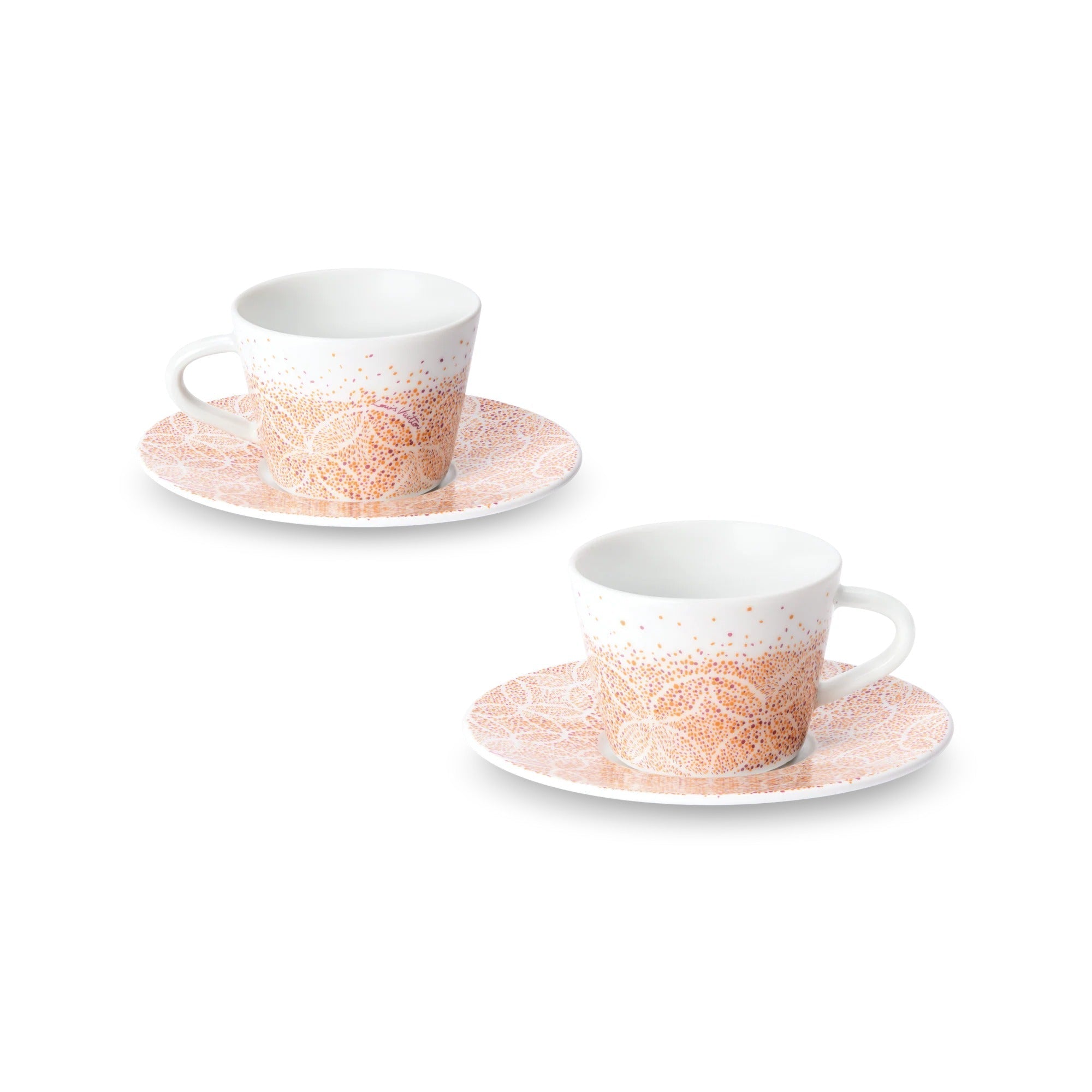 Constellation Set of 2 Coffee Cups and Saucers