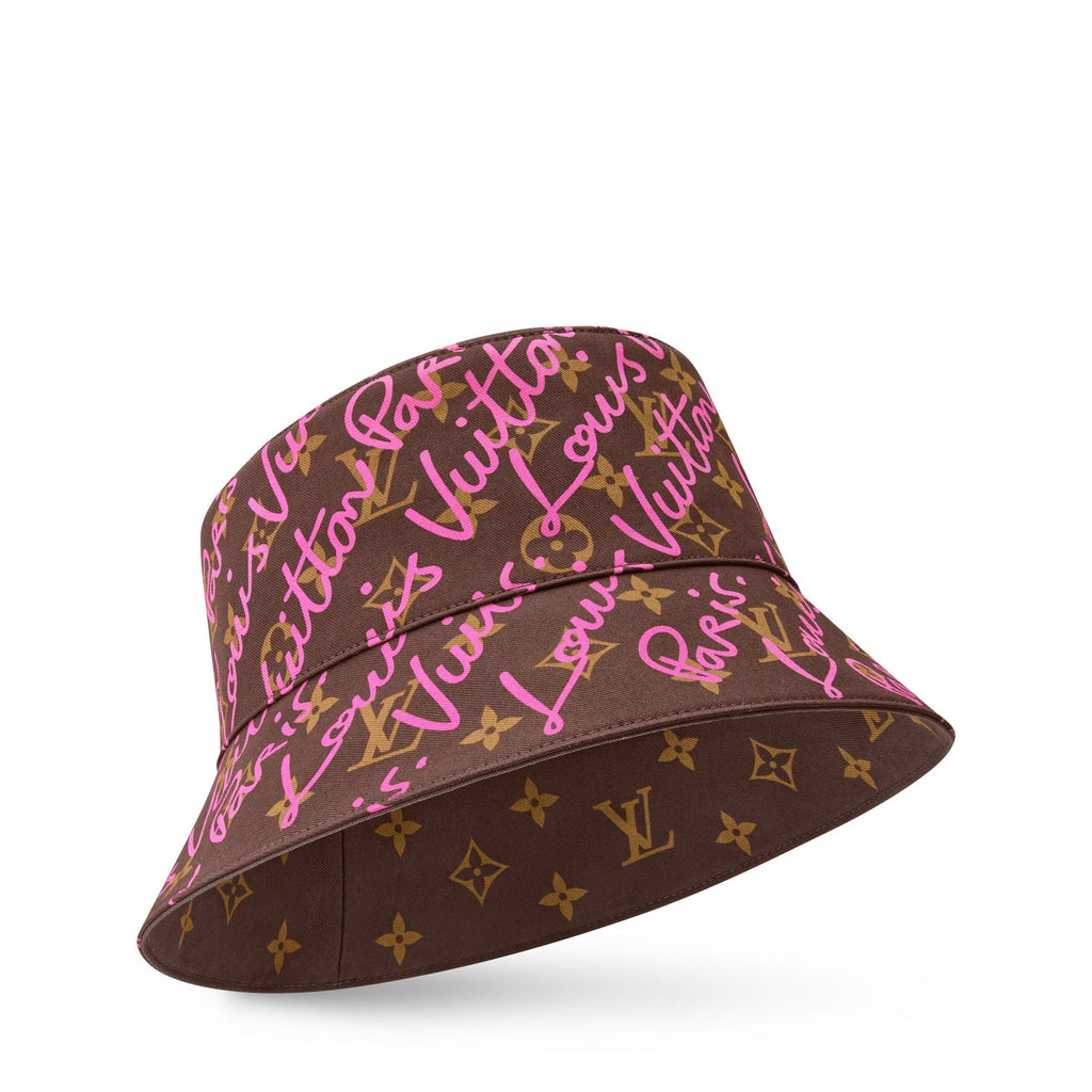 LV Script Bucket Hat
