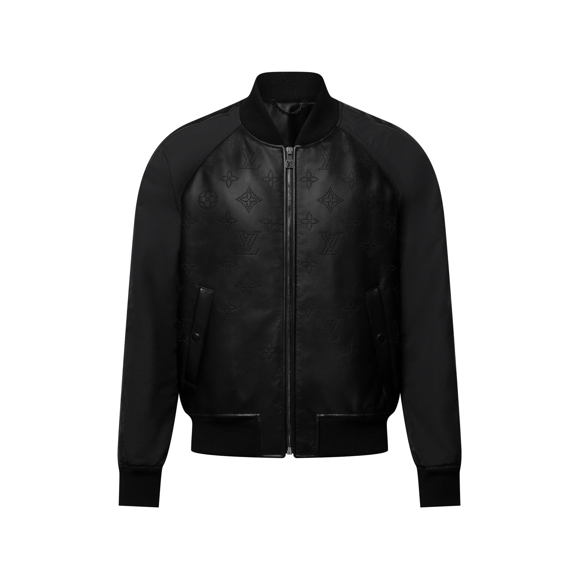 Monogram Leather Mix Tracksuit Blouson