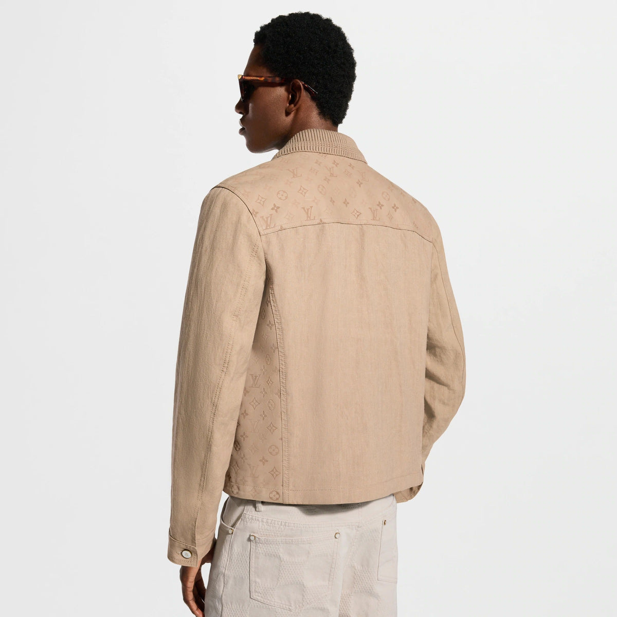 Monogram Leather Mix Blouson