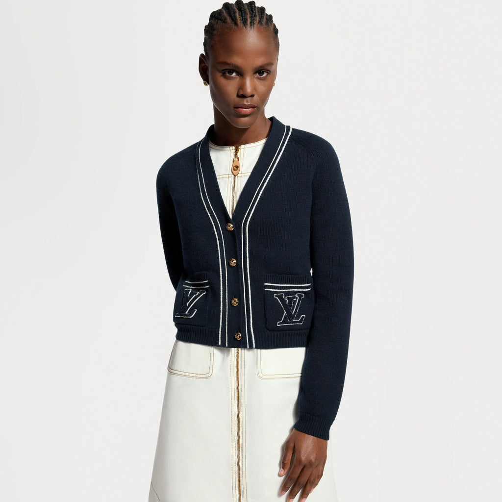 Contrast Accent Cardigan