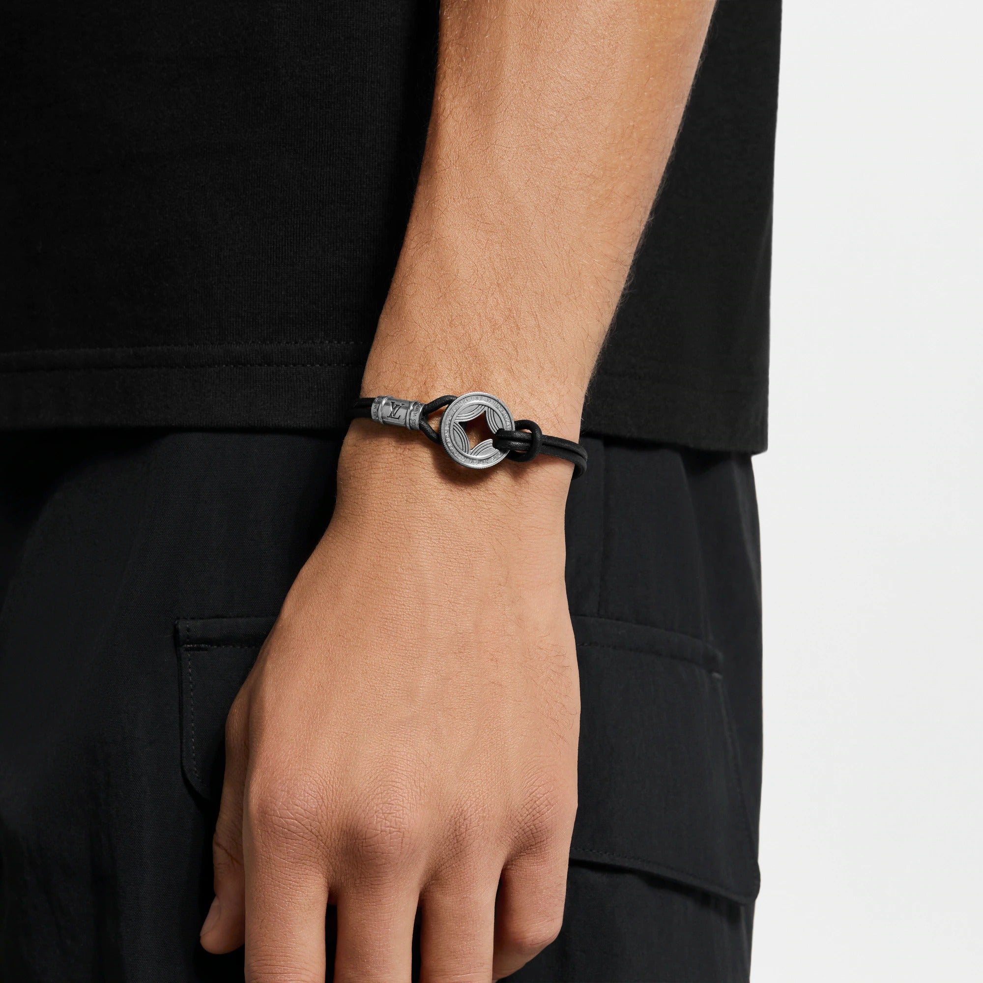 LV Tic Tac Toe Leather Bracelet