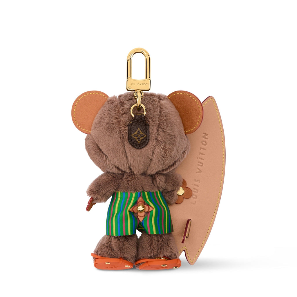 LV Louis Bear Surf Bag Charm