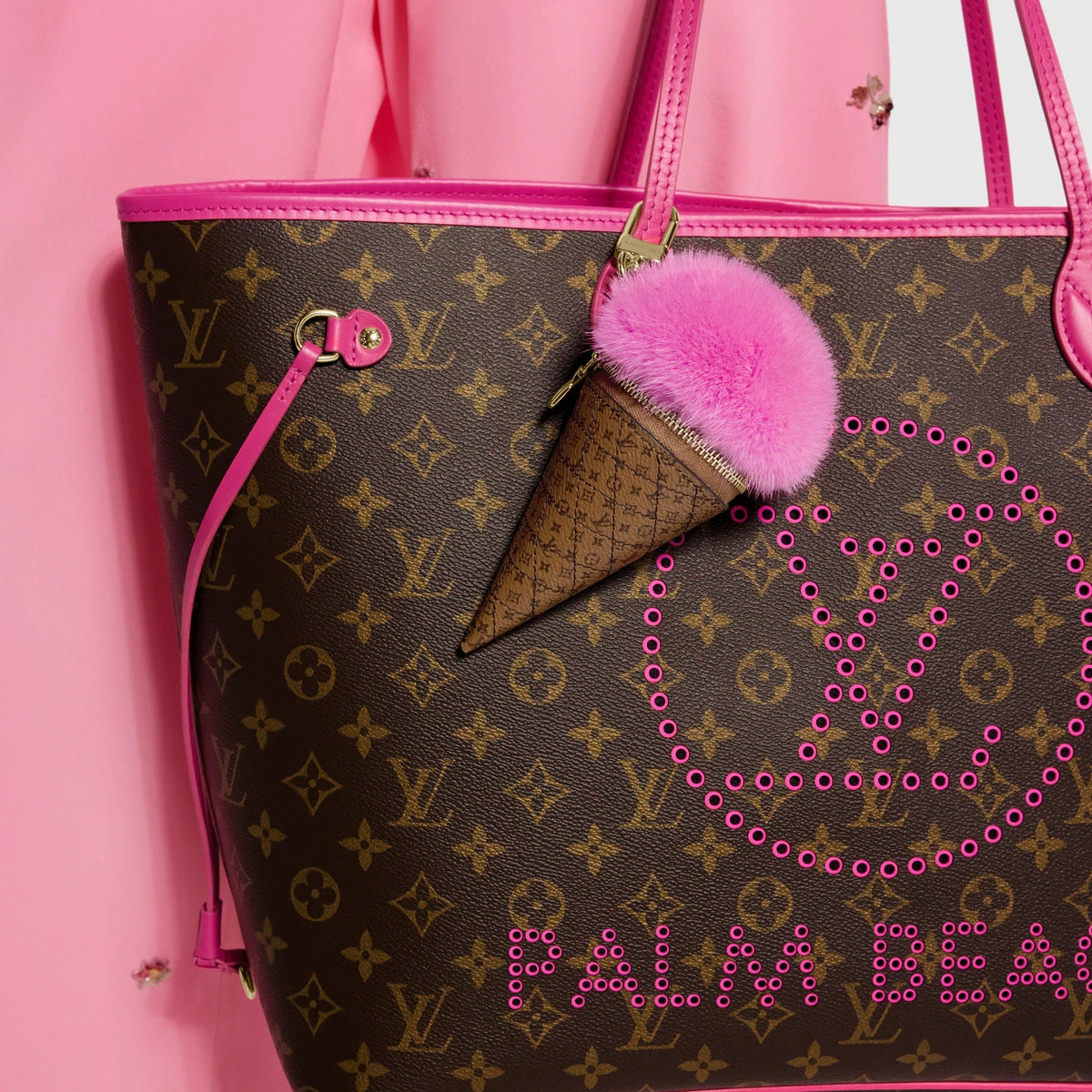 LV Ice Cream Bag Charm