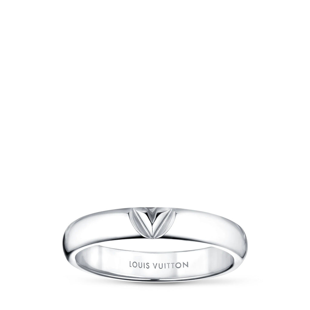 LV Volt Multi Wedding Band, White Gold