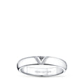 LV Volt Multi Wedding Band, White Gold