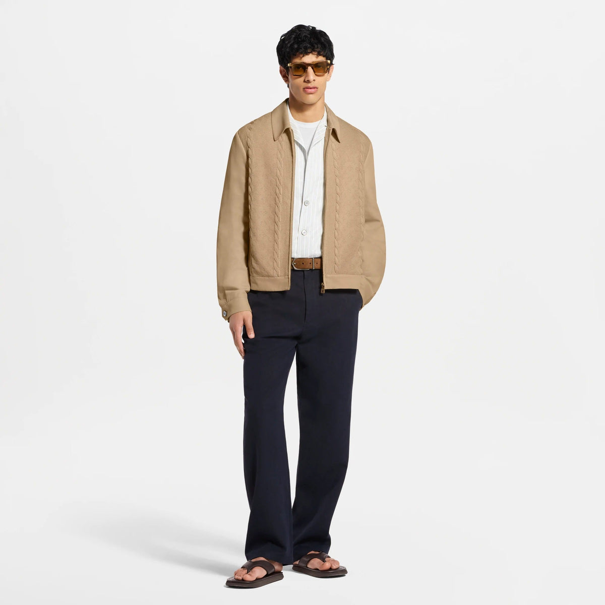 Light Mix Knit Blouson