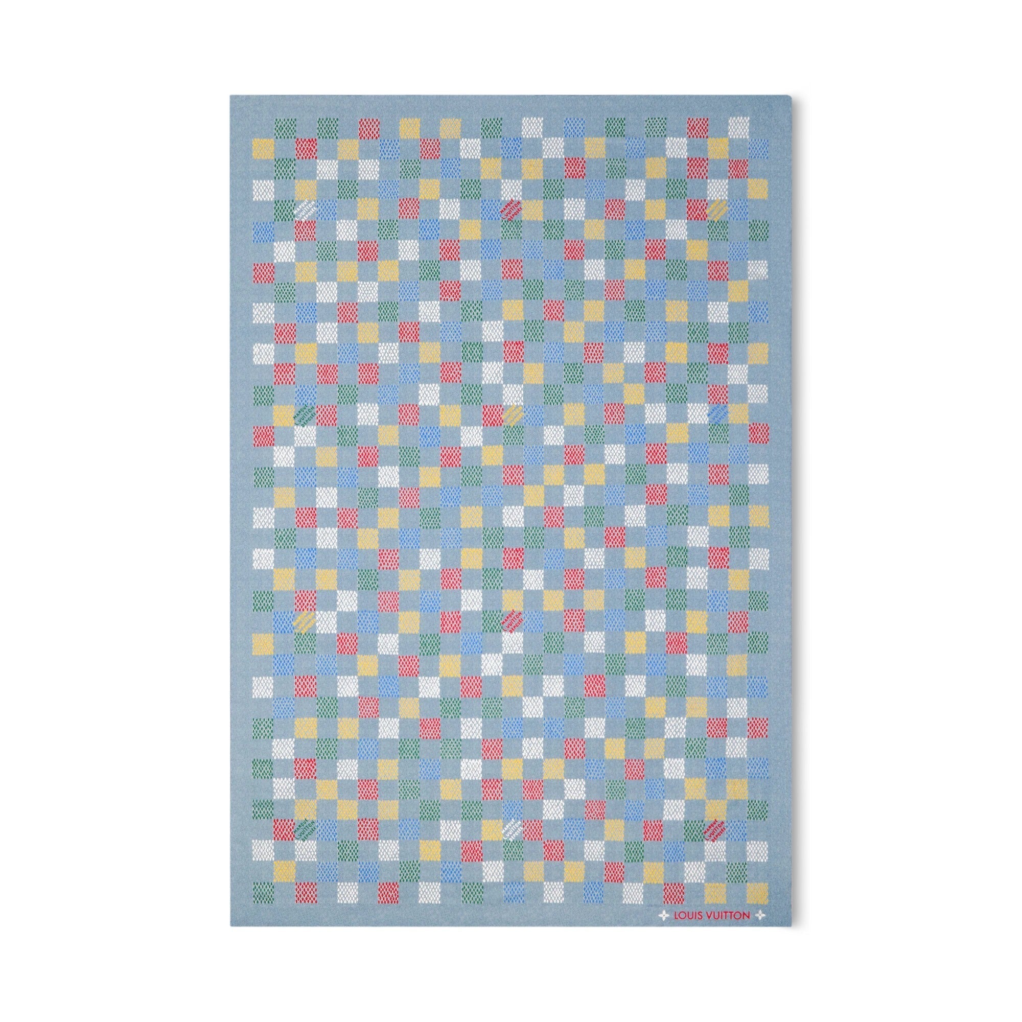LV Vers Damier Denim Stole