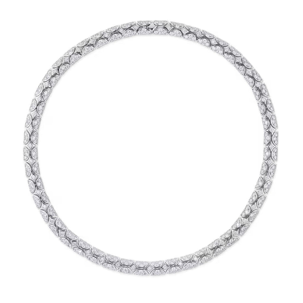 Galaxie Necklace, White Gold and Diamonds