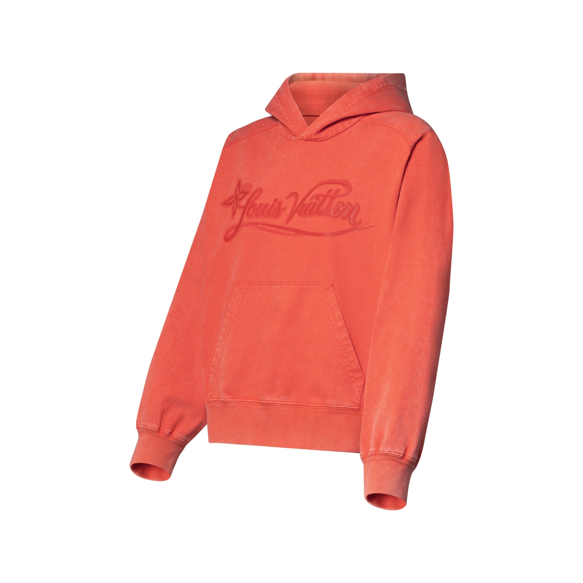 Signature Print Overdyed Hoodie