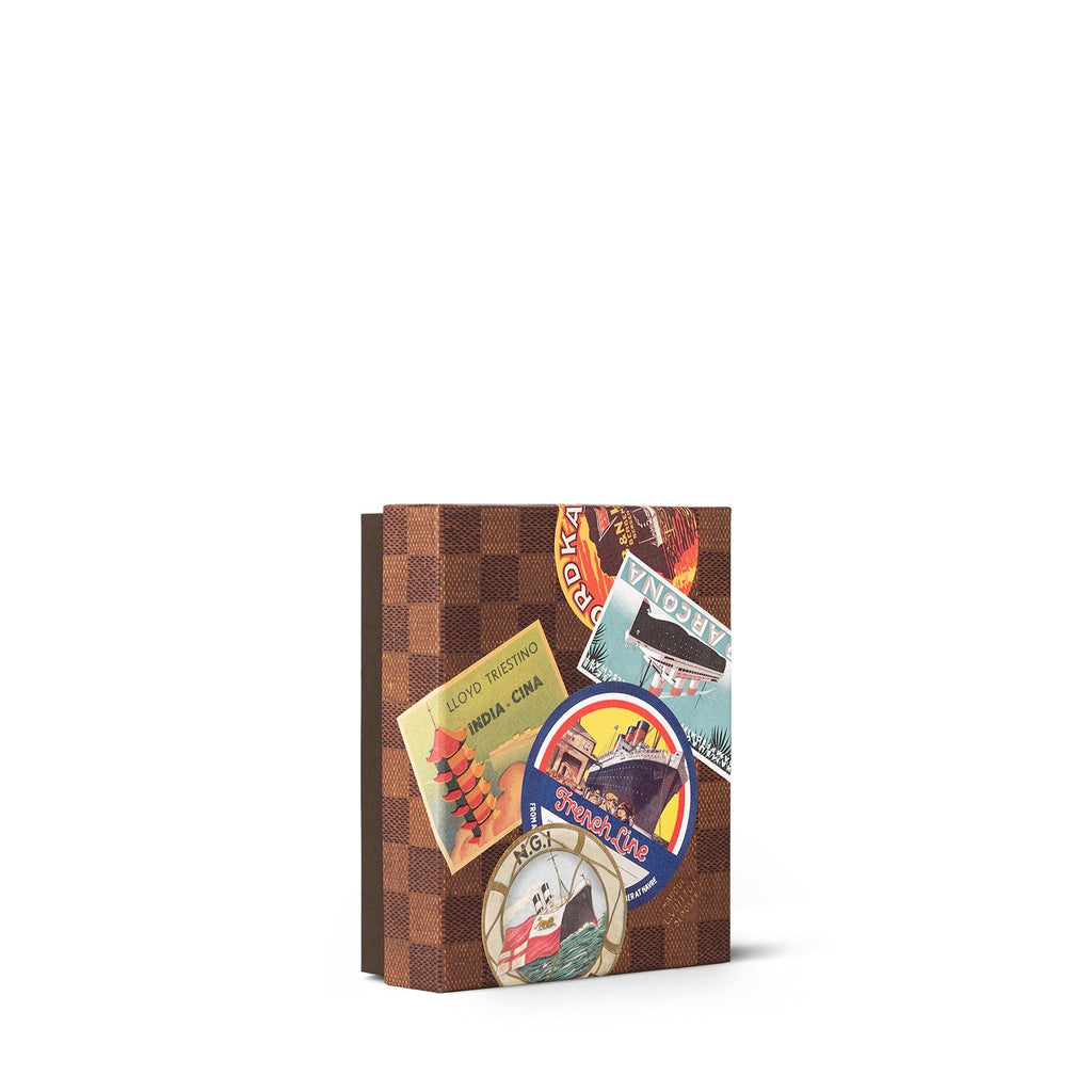 Ocean Liners Labels Postcard Box