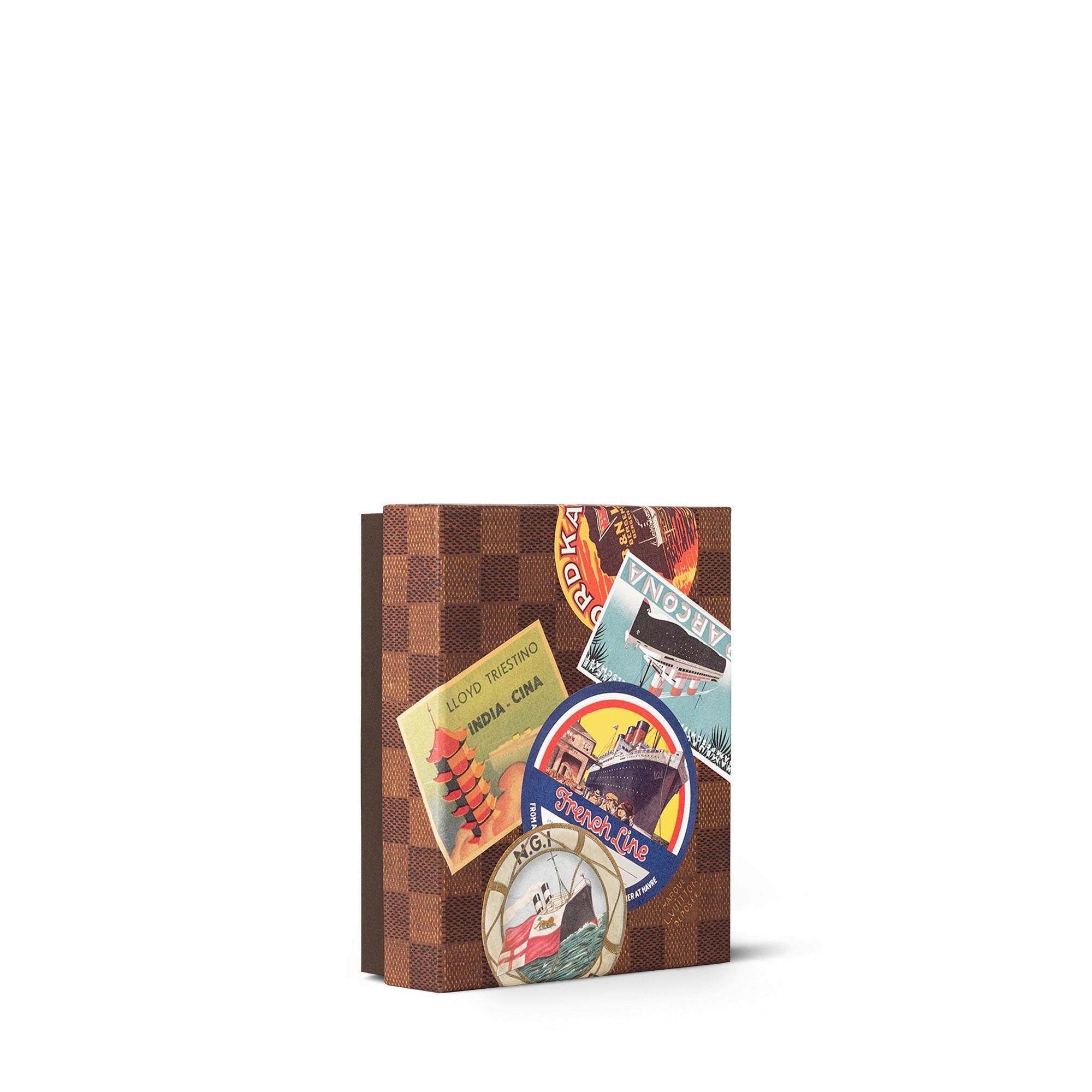 Ocean Liners Labels Postcard Box