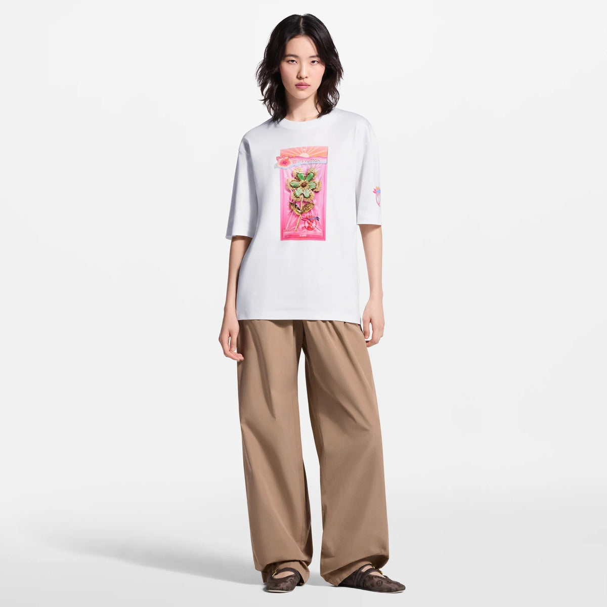 Flower Toy Print T-Shirt