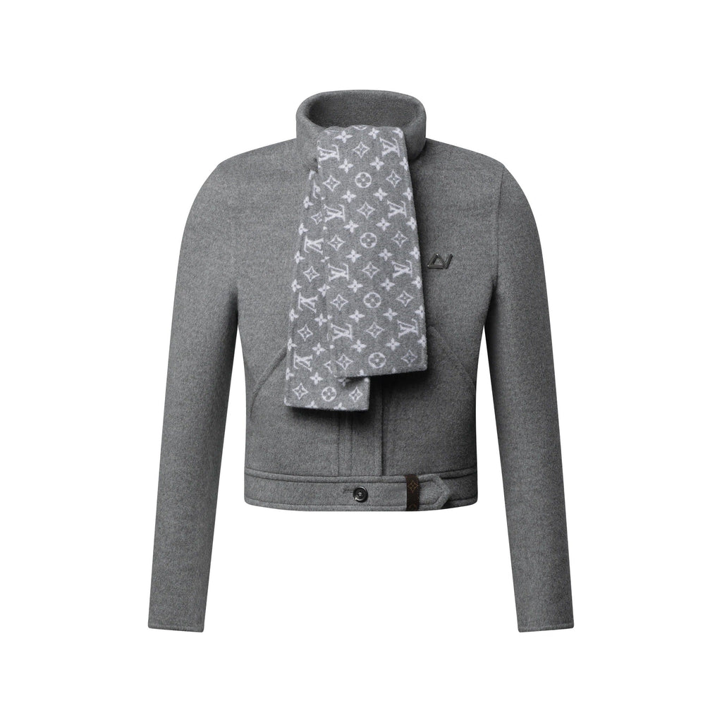 Scarf Collar Jacket