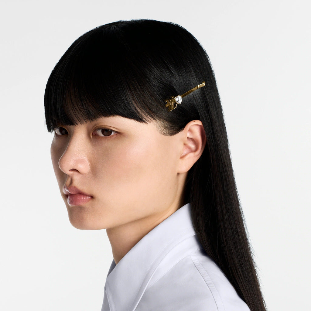LV Iconic Heart Hairclip