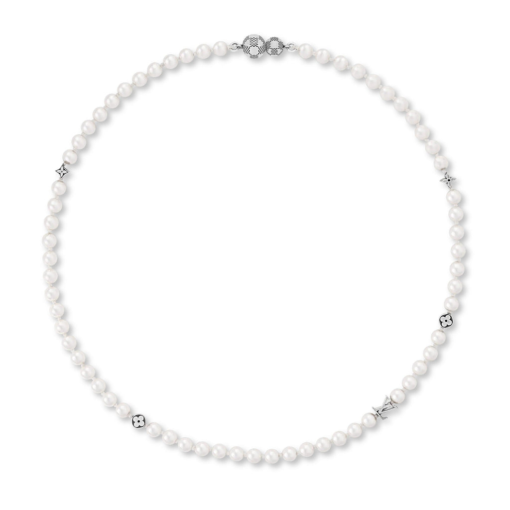 Monogram Slim Pearls Necklace