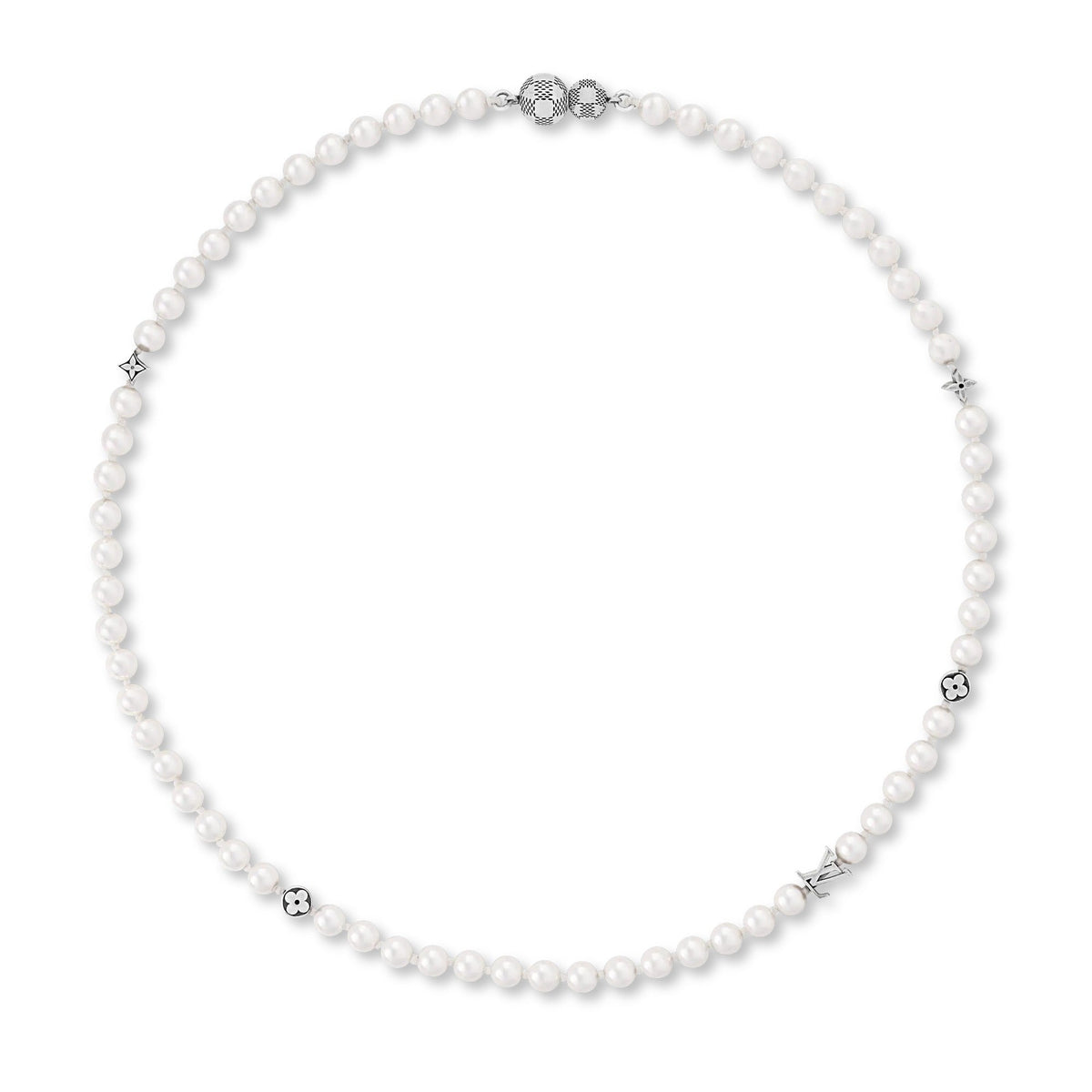 Monogram Slim Pearls Necklace