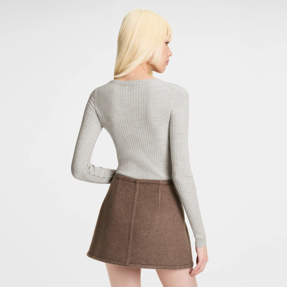 Lace Tie Mini Wrap Skirt