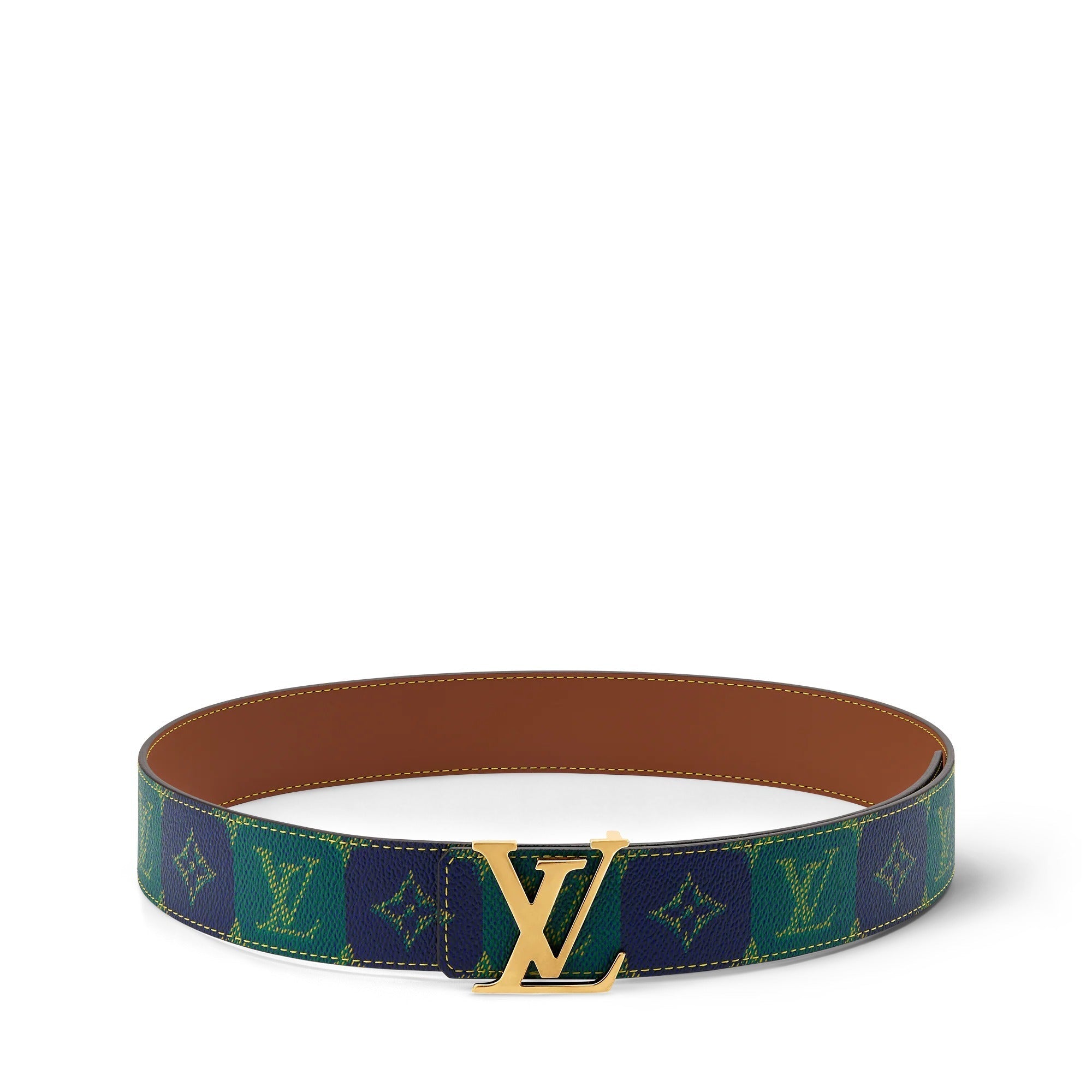 LV Initiales College Monogram Heritage 40mm Reversible Belt