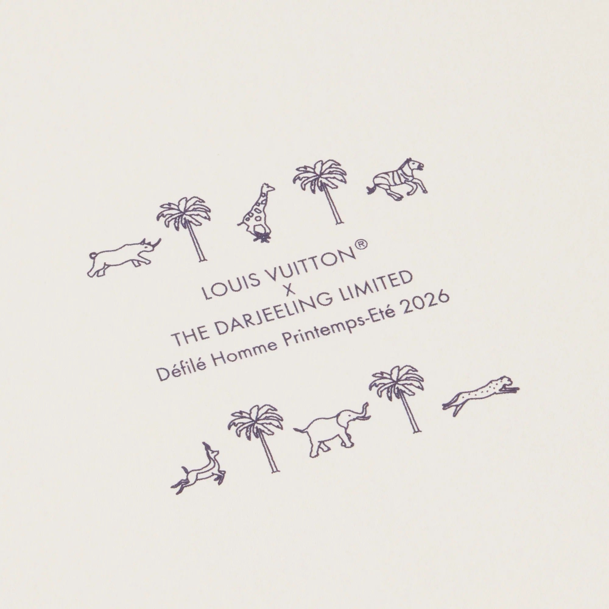 LV x The Darjeeling Limited Correspondence Set