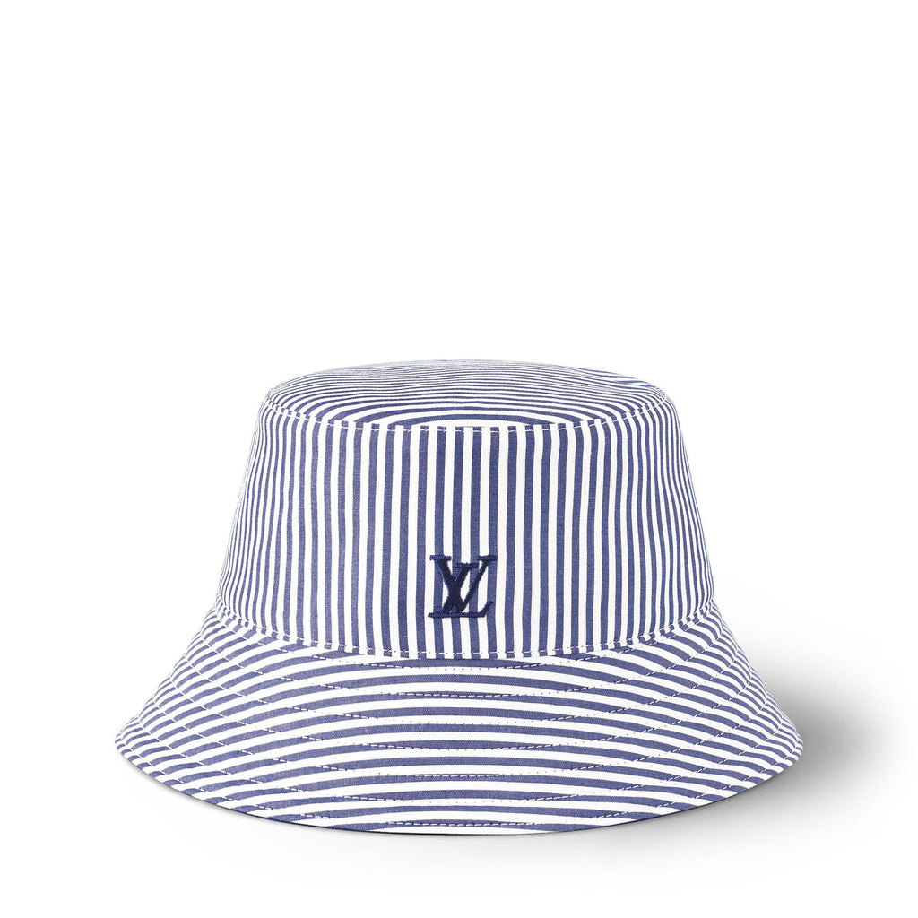 LV League Striped Bucket Hat
